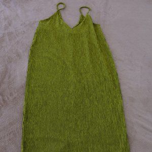 Zara Checkered Yellow & Black Dress - Small